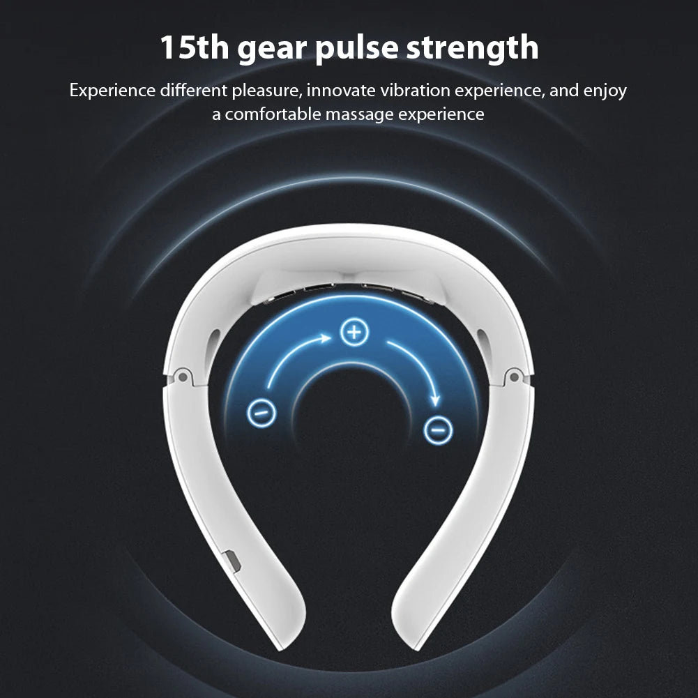 Cervical Neck Massager with 15 Gears & 6 Modes